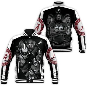 Alabama Crimson Tide Josh Jacobs Najee Harris Irv Smith Jr Baseball Jacket