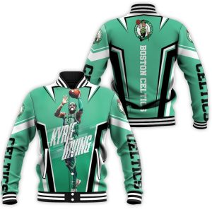 Boston Celtics Kyrie Irving 11 Design Baseball Jacket