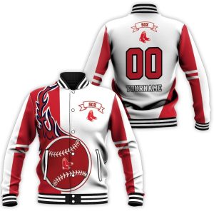 Boston Red Sox 3D Personalized Baseball Jacket
