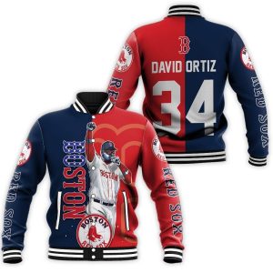 Boston Red Sox David Ortiz Strong Baseball Jacket