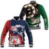Boston Red Sox New England Patriots Boston Bruins Boston Celtic 3D Baseball Jacket