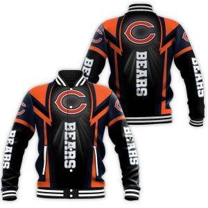 Chicago Bears For Fans Baseball Jacket