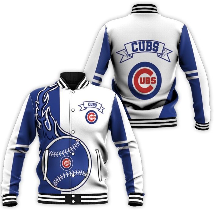 Chicago Cubs 3D Baseball Jacket