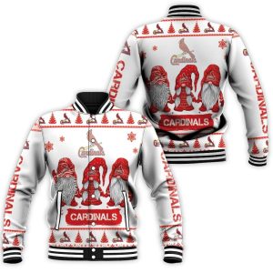 Christmas Gnomes St. Louis Cardinals Ugly Sweatshirt Christmas 3D Baseball Jacket
