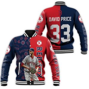 David Price Boston Red Sox 33 Baseball Jacket