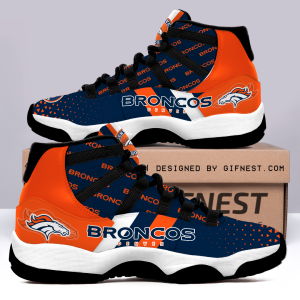 Denver Broncos Air Jordan 11 Custom Sneaker For Fans