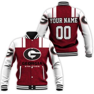 Georgia Bulldogs Athletics Ncaa For Bulldogs Lover 3D Printed Hoodie 3D Personalized Baseball Jacket
