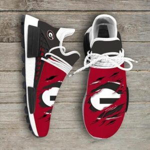 Georgia Bulldogs NCAA NMD Human Race Sneakers Running Shoes Perfect Gift Custom Shoes Fan NMD Sneakers