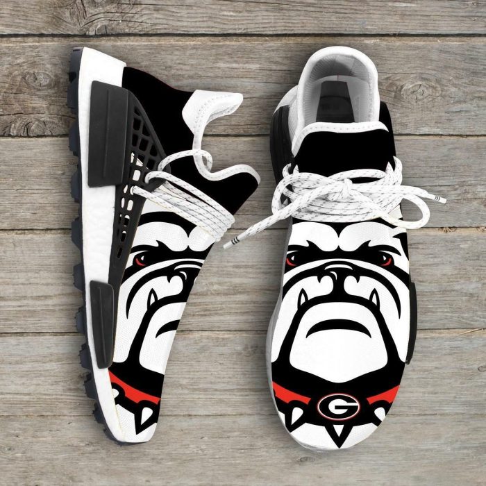 Georgia Bulldogs NCAA NMD Human Race Sneakers Running Shoes Perfect Gift Custom Shoes Fan NMD Sneakers