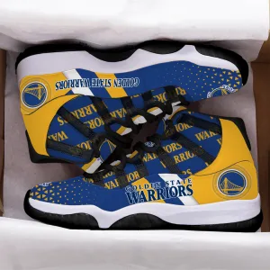 Alternative view of Golden State Warriors Air Jordan 11 Custom Sneaker For Fans JD110100