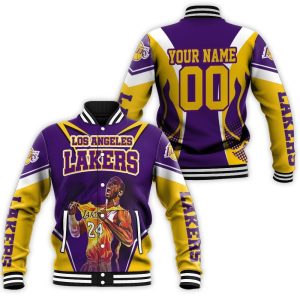 In Memories Kobe Bryant 24 Los Angeles Lakers Western Conference Personalized Baseball Jacket