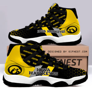 Iowa Hawkeyes Air Jordan 11 Custom Sneaker For Fans