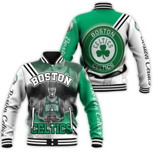 Jayson Tatum 0 Boston Celtics Signature Baseball Jacket