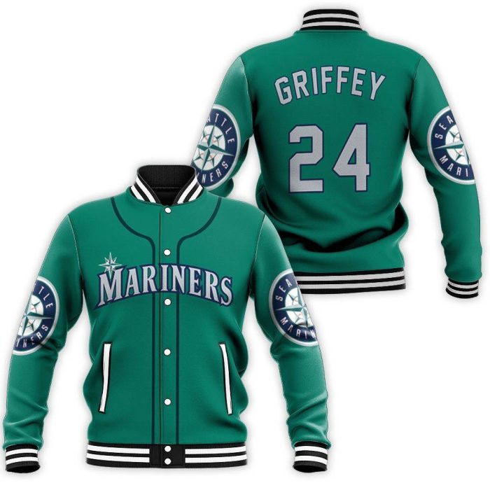 Ken Griffey Jr Seattle Mariners Northwest Green 2019 Inspired Baseball Jacket