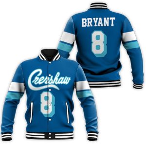 Kobe Bryant 8 Crenshaw Inspired Baseball Jacket