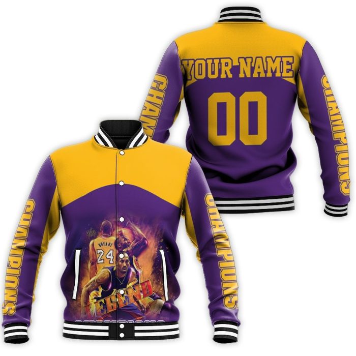 Kobe Bryant Michael Jordan Lebron James Legends 3D For Fans Personalized Baseball Jacket