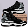 Las Vegas Raiders Air Jordan 11 Custom Sneaker For Fans