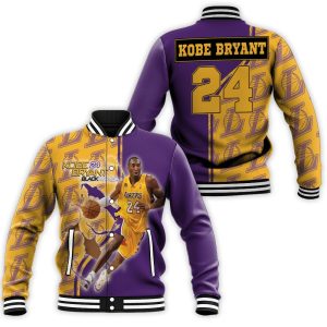 Legend Kobe Bryant 24 Los Angeles Lakers NBA Western Conference Baseball Jacket