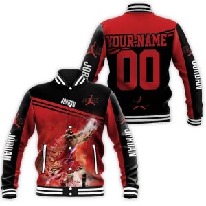 Legend Of NBA Michael Jordan 23 Chicago Bulls Personalized Baseball Jacket