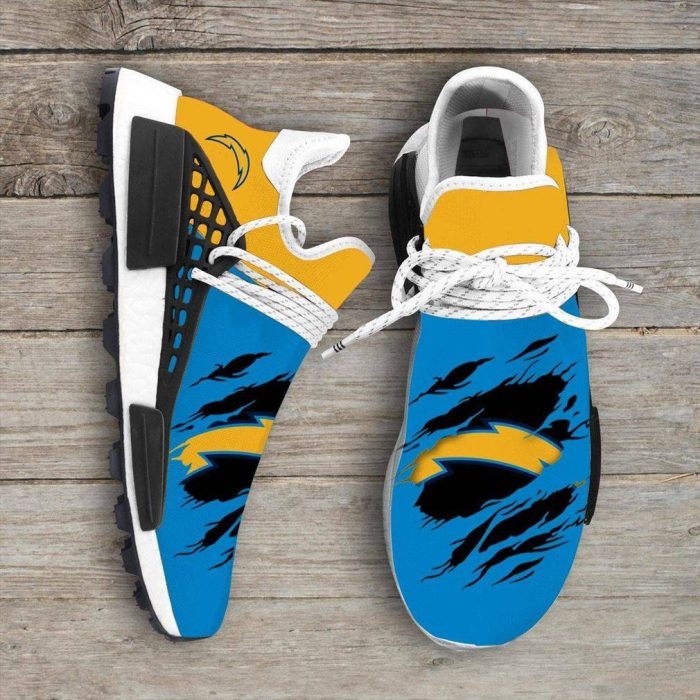 Los Angeles Chargers NFL Sport Teams NMD Human Race Shoes Running Sneakers NMD Sneakers