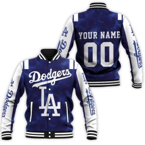 Los Angeles Dodgers MLB Fan 3D Personalized Baseball Jacket