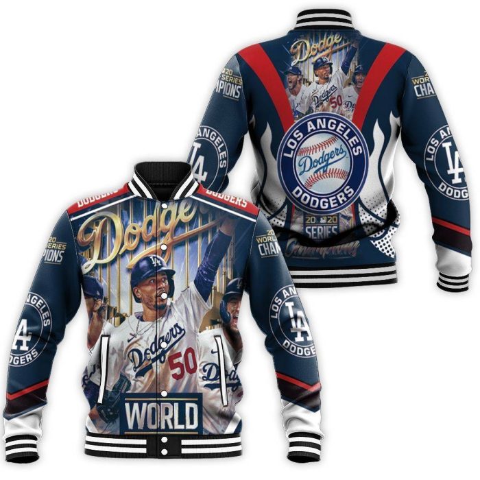 Los Angeles Dodgers World Series 2020 Champions Baseball Jacket