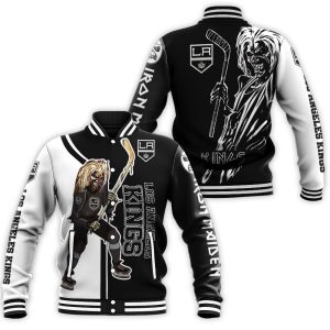 Los Angeles Kings And Zombie For Fans Baseball Jacket
