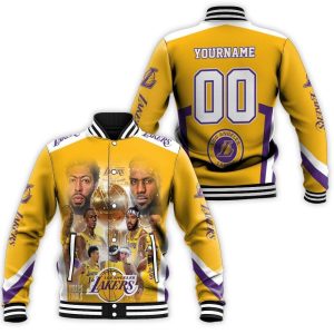 Los Angeles Lakers Champions NBA Western Baseball Jacket