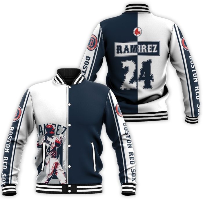 Manny Ramirez 24 Boston Red Sox Baseball Jacket