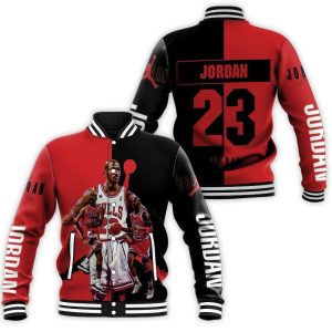 Michael Jordan Chigago Bulls 23 Legend Baseball Jacket