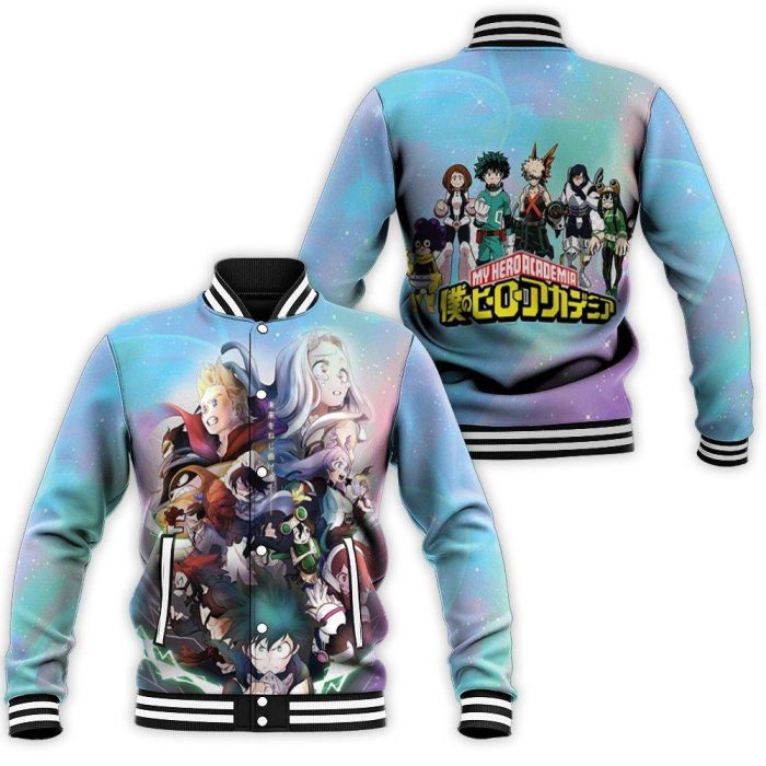 My Hero Academia All Main Characters For Japanese Fan Baseball Jacket