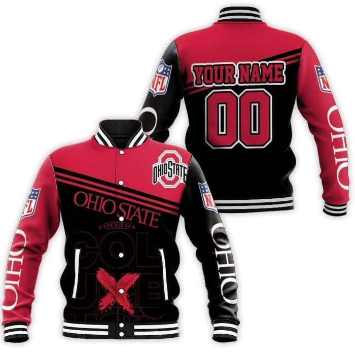 Ncaa Ohio State Buckeyes Columbus Champions Great Team Personalized Baseball Jacket