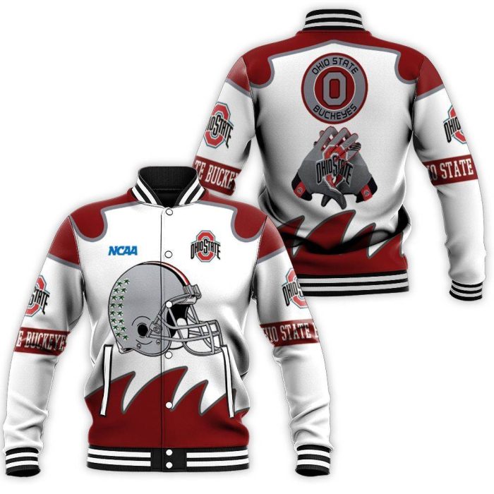 Ncaa Ohio State Buckeyes For Buckeyes Fan Polo 3D Tee 3D Baseball Jacket