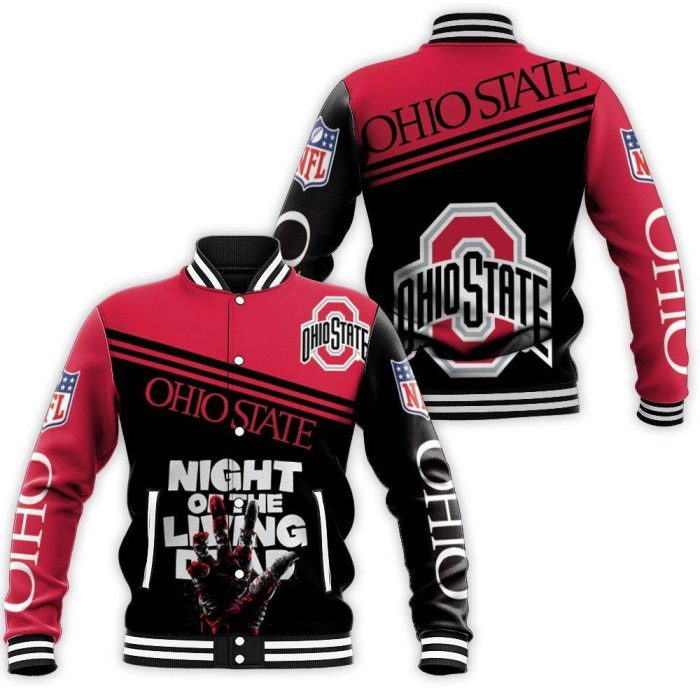 Ncaa Ohio State Buckeyes Night Of The Living Dead Baseball Jacket