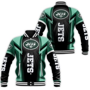 New York Jets For Fans Baseball Jacket