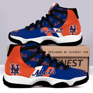 New York Mets Air Jordan 11 Custom Sneaker For Fans