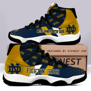 Notre Dame Fighting Irish Air Jordan 11 Custom Sneaker For Fans