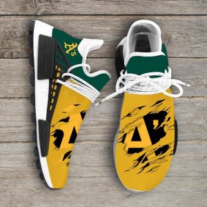Oakland Athletics MLB Sport Teams NMD Human Race Shoes Running Sneakers NMD Sneakers