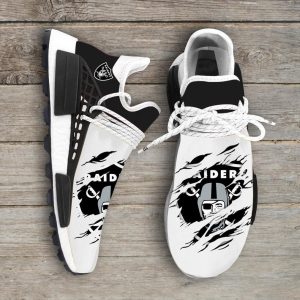 Oakland Raiders NFL Sport Teams NMD Human Race Shoes Running Sneakers NMD Sneakers