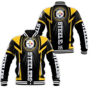 Pittsburgh Steelers For Fan Baseball Jacket