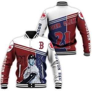 Roger Clemens Boston Red Sox 21 Baseball Jacket