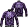 Sacramento Kings NBA Fans Skull Baseball Jacket