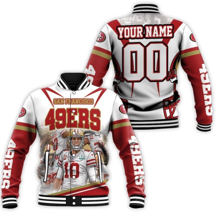 San Francisco 49Ers Nfc West Division 2021 Super Bowl Personalized Baseball Jacket