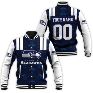 Seattle Seahawks NFL For Seahawks Fan 3D Personalized 1 Baseball Jacket