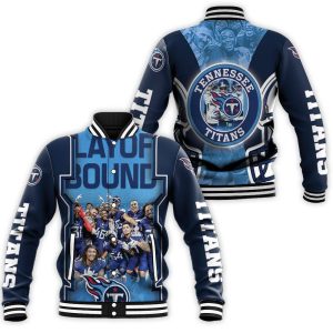 Tennessee Titans Afc South Champions Super Bowl 2021 Playoff Round Baseball Jacket