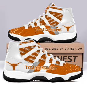 Texas Longhorns Air Jordan 11 Custom Sneaker For Fans