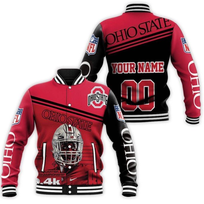 The Rise Of Ohio State Buckeyes B1G Championship Best Team Personalized Baseball Jacket