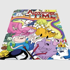 Adventure Time All Character Fleece Blanket Sherpa Blanket
