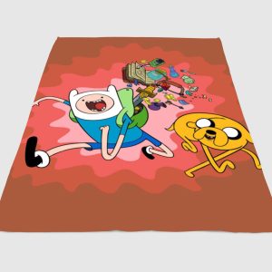 Always Together Finn And Jack Adventure Time Fleece Blanket Sherpa Blanket