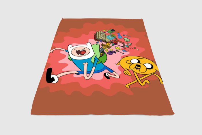 Always Together Finn And Jack Adventure Time Fleece Blanket Sherpa Blanket